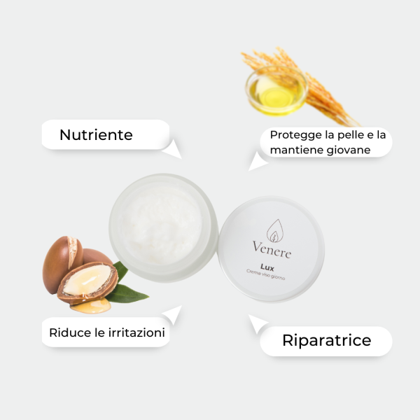 Crema viso giorno naturale LUX