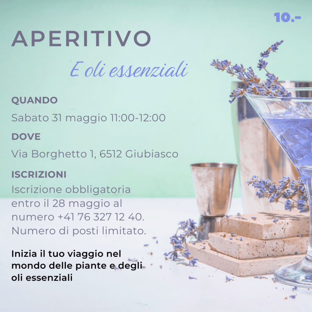 Aperitivo e oli essenziali